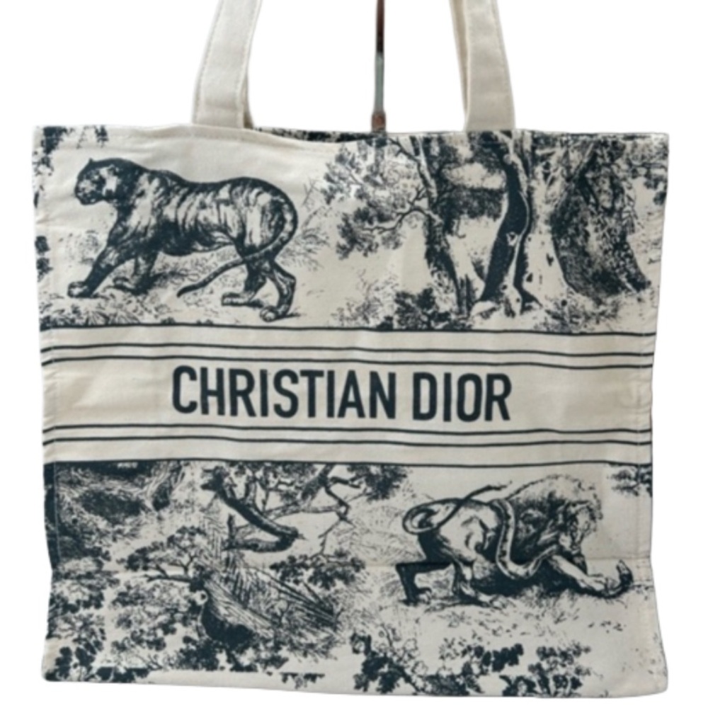Christian Dior Dioriviera Shopping Canvas Tote